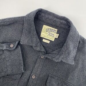 Grayers Shacket Mens XXL Gray Shirt Jacket Cold Weather Rated Outdoors Chore Dad